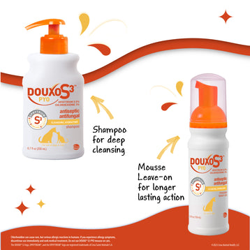 DOUXO® S3 PYO Shampoo & DOUXO® S3 PYO Mousse Bundle
