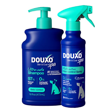 DOUXO® Skin & Coat SPA Odor Control Spray & DOUXO® Skin & Coat SPA Odor Control Shampoo Bundle