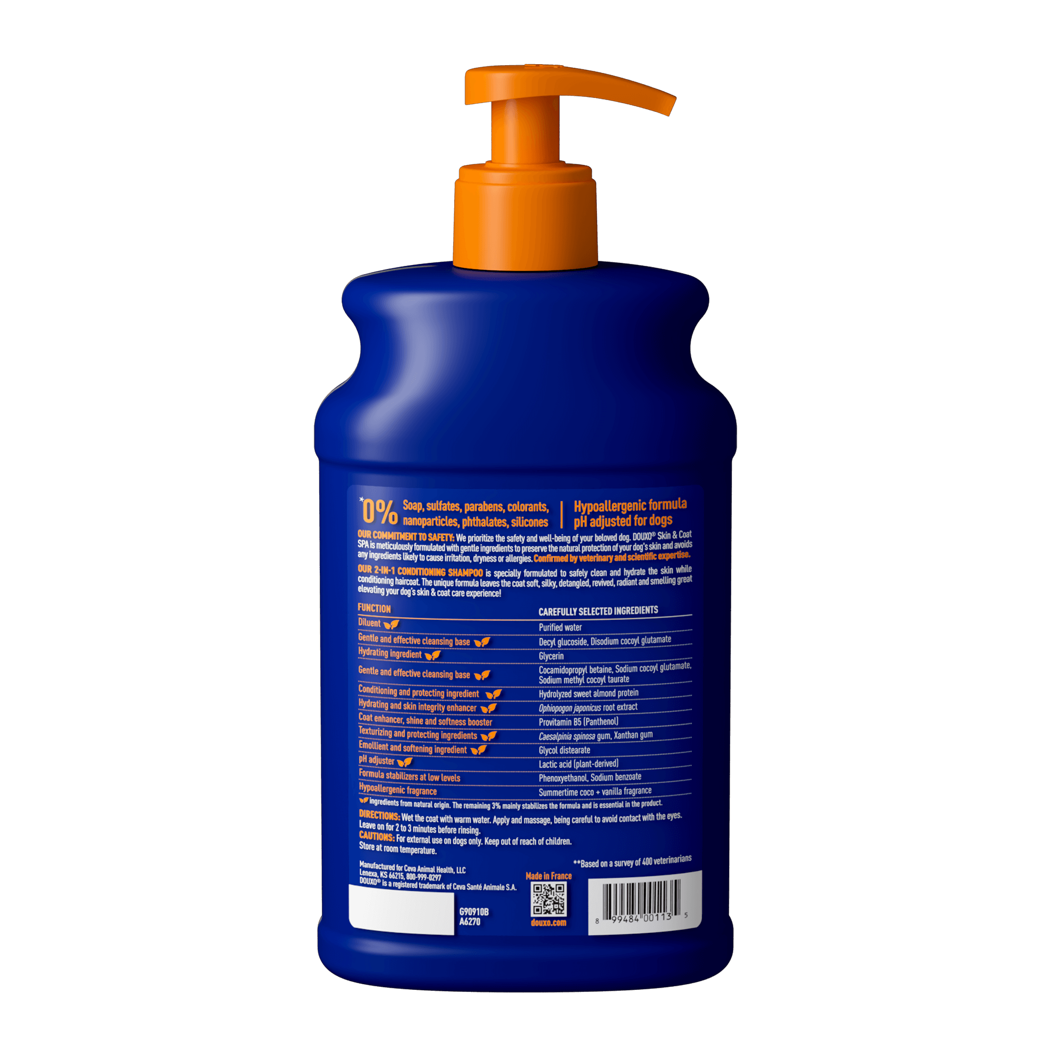DOUXO® Skin & Coat SPA 2-in-1 Conditioning Shampoo