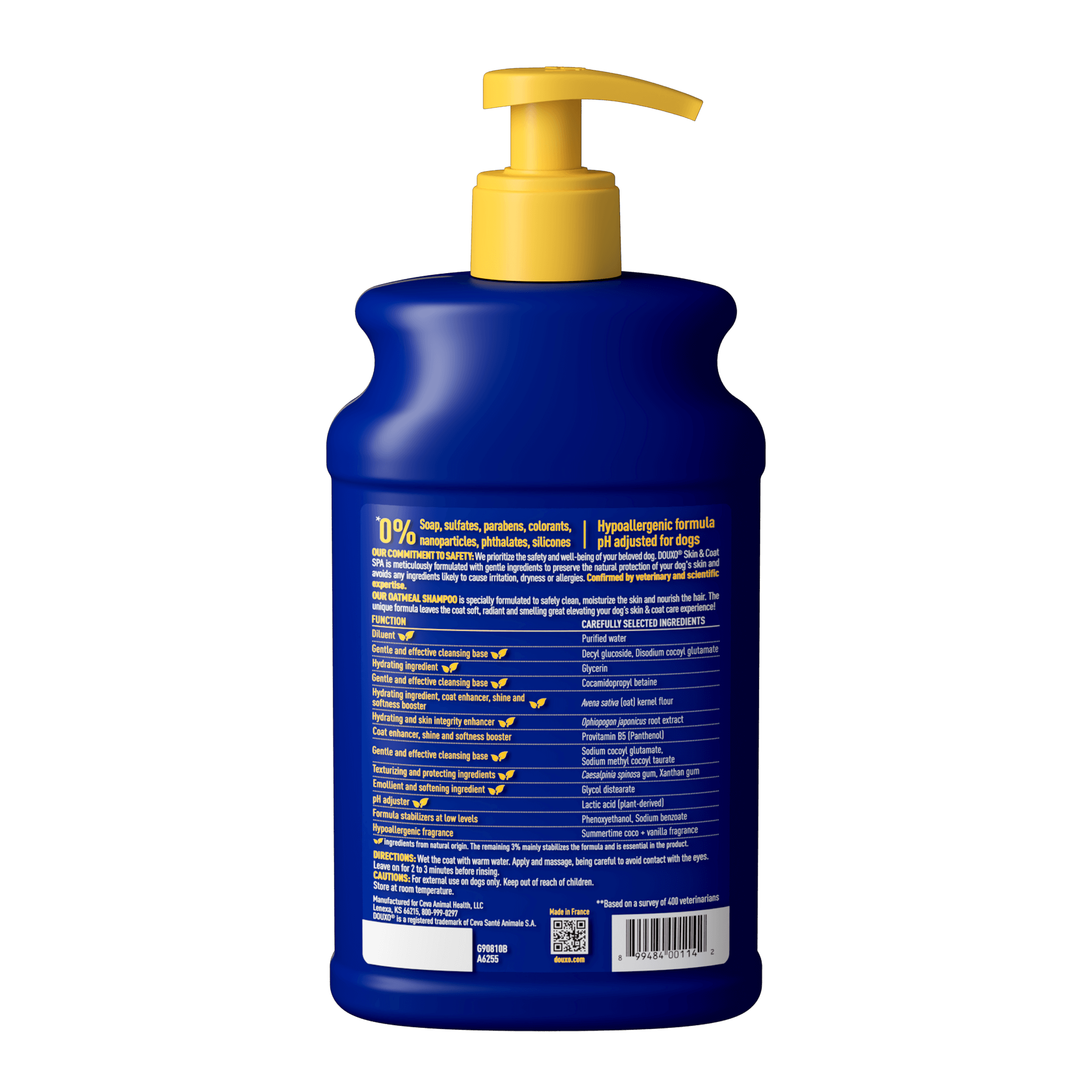 DOUXO® Skin & Coat SPA Oatmeal Shampoo