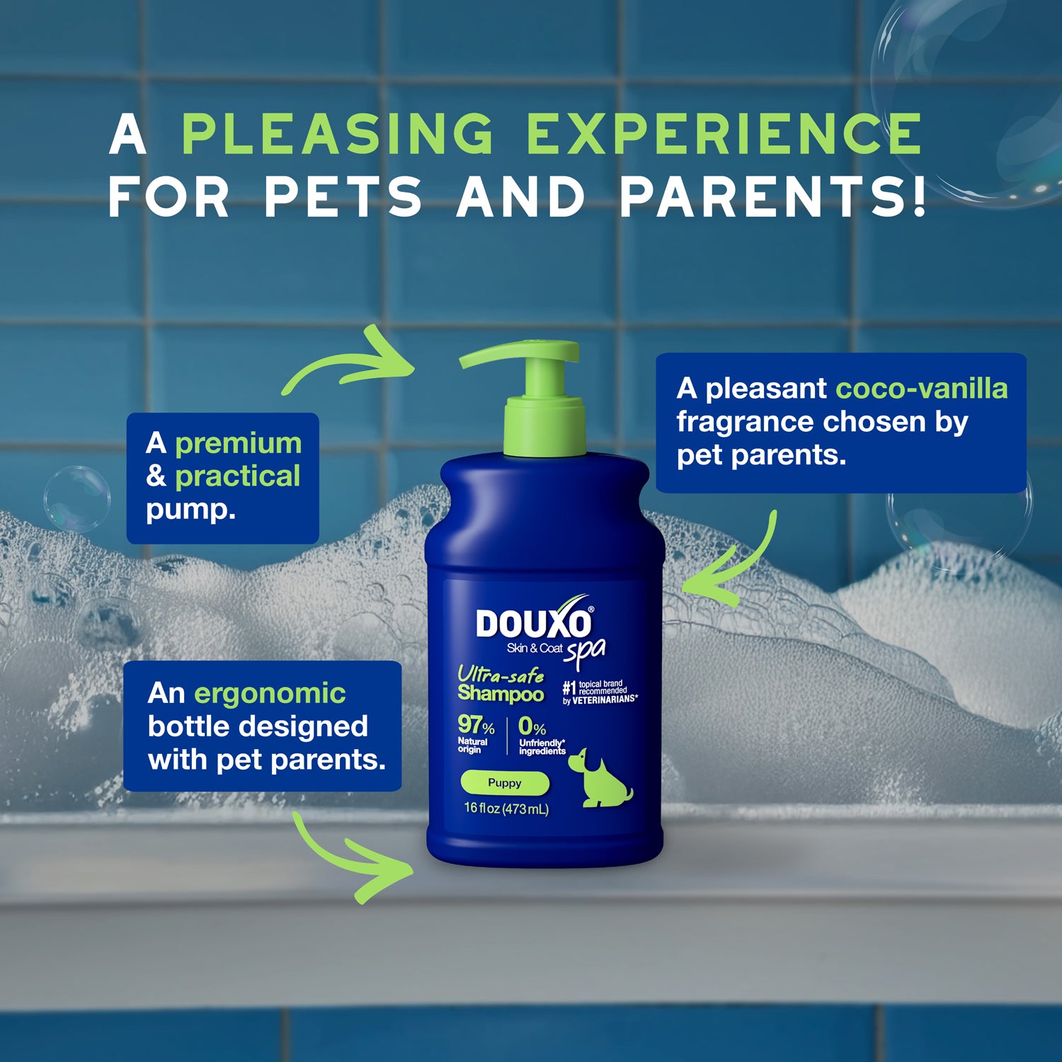 DOUXO® Skin & Coat SPA Puppy Shampoo