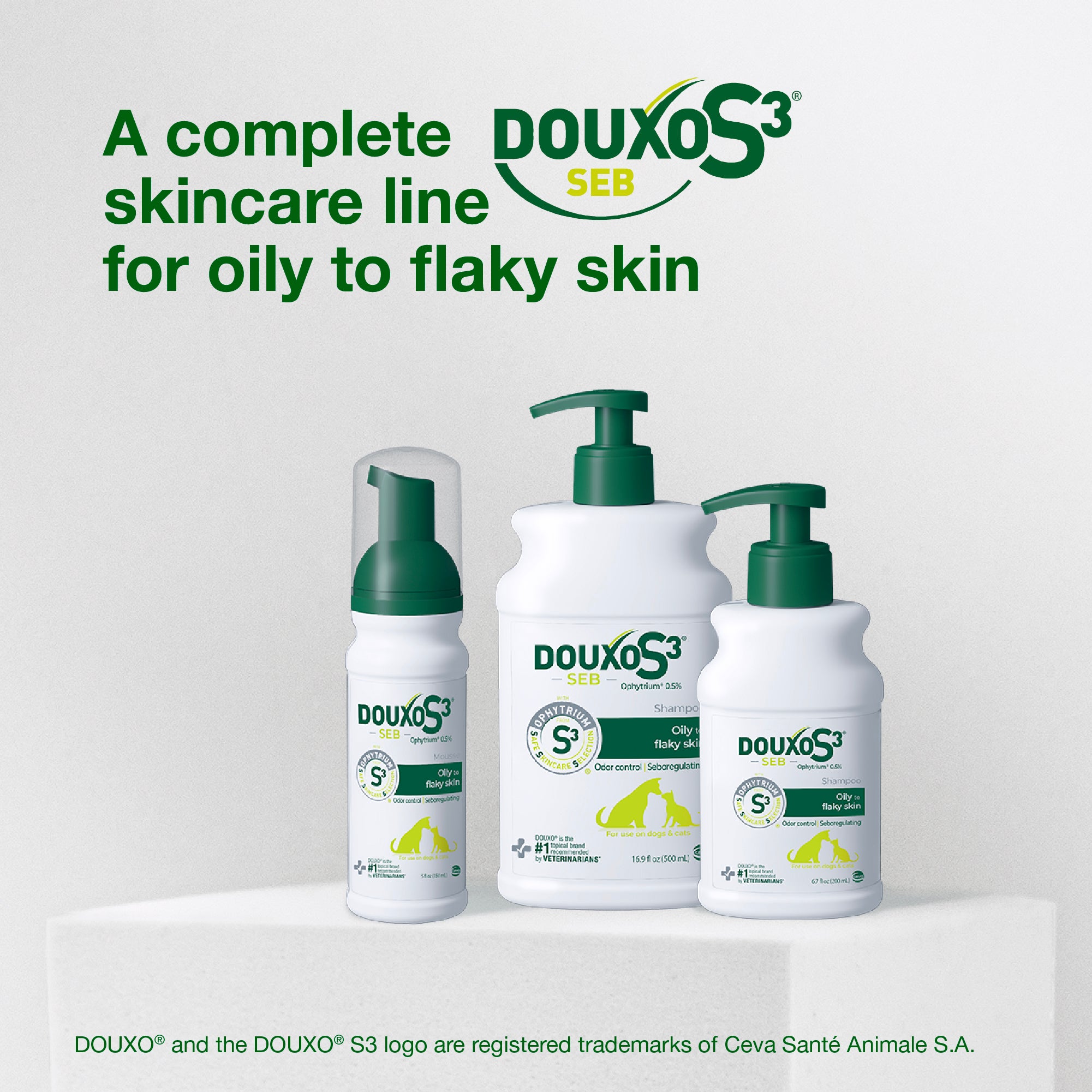 DOUXO® S3 SEB Shampoo & DOUXO® S3 SEB Mousse Bundle