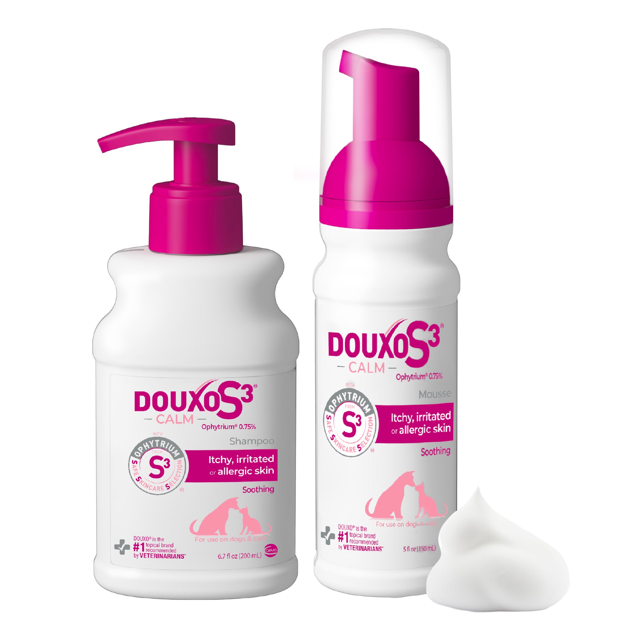 DOUXO® S3 CALM Shampoo & DOUXO® S3 CALM Mousse Bundle
