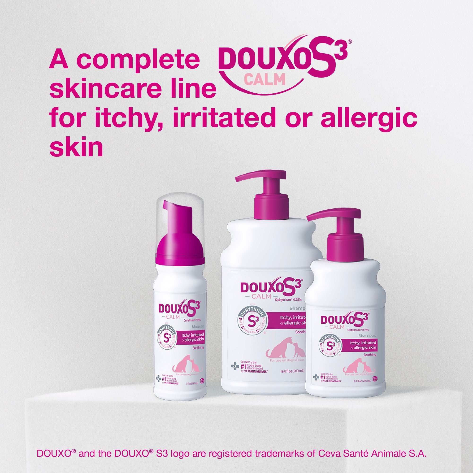 DOUXO® S3 CALM Shampoo & DOUXO® S3 CALM Mousse Bundle