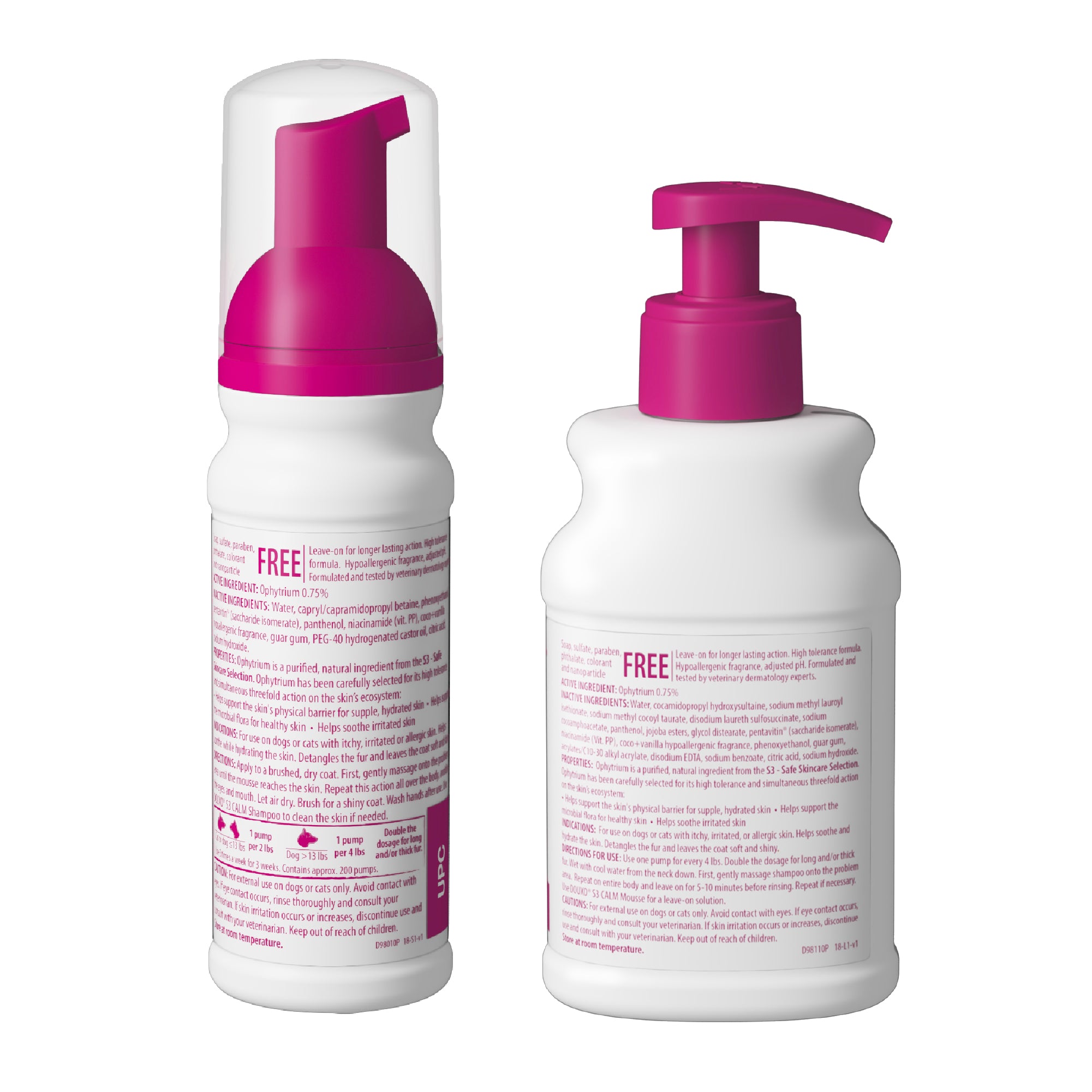 DOUXO® S3 CALM Shampoo & DOUXO® S3 CALM Mousse Bundle
