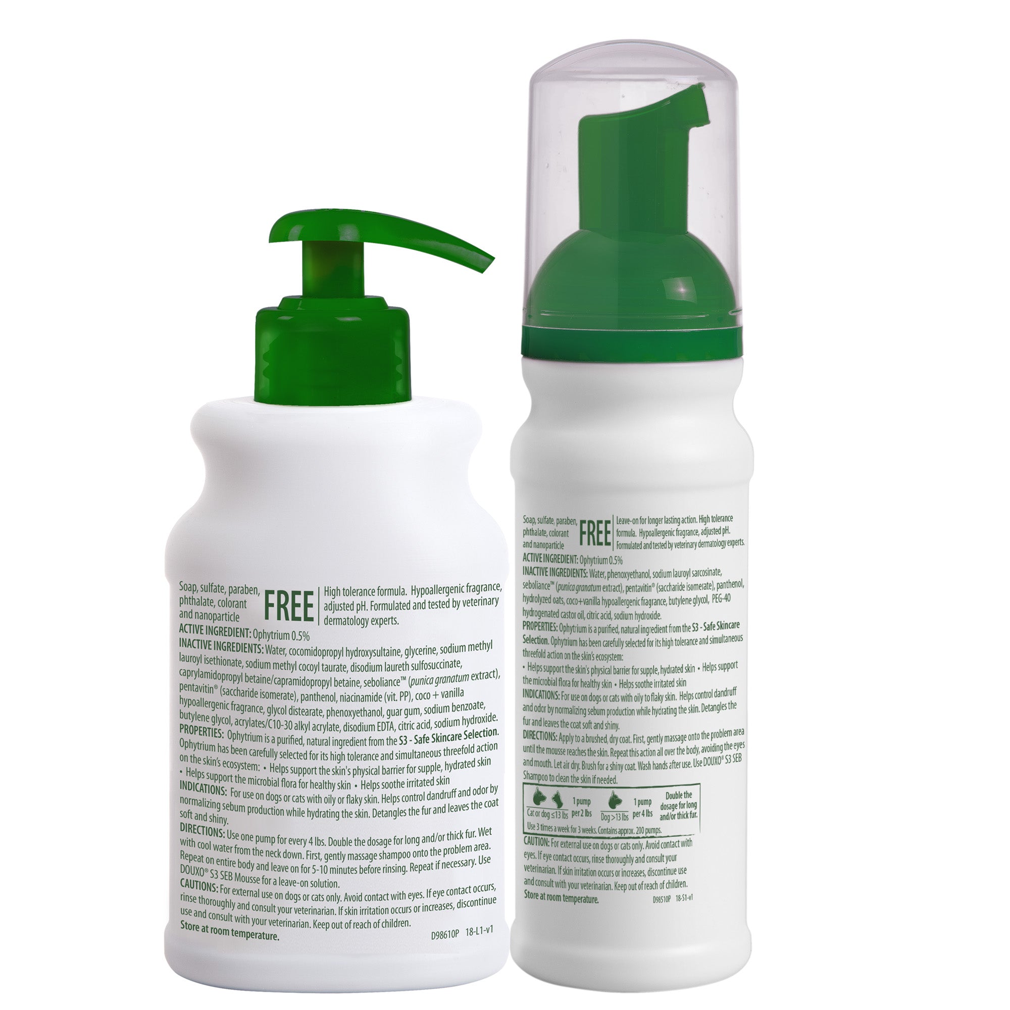 DOUXO® S3 SEB Shampoo & DOUXO® S3 SEB Mousse Bundle