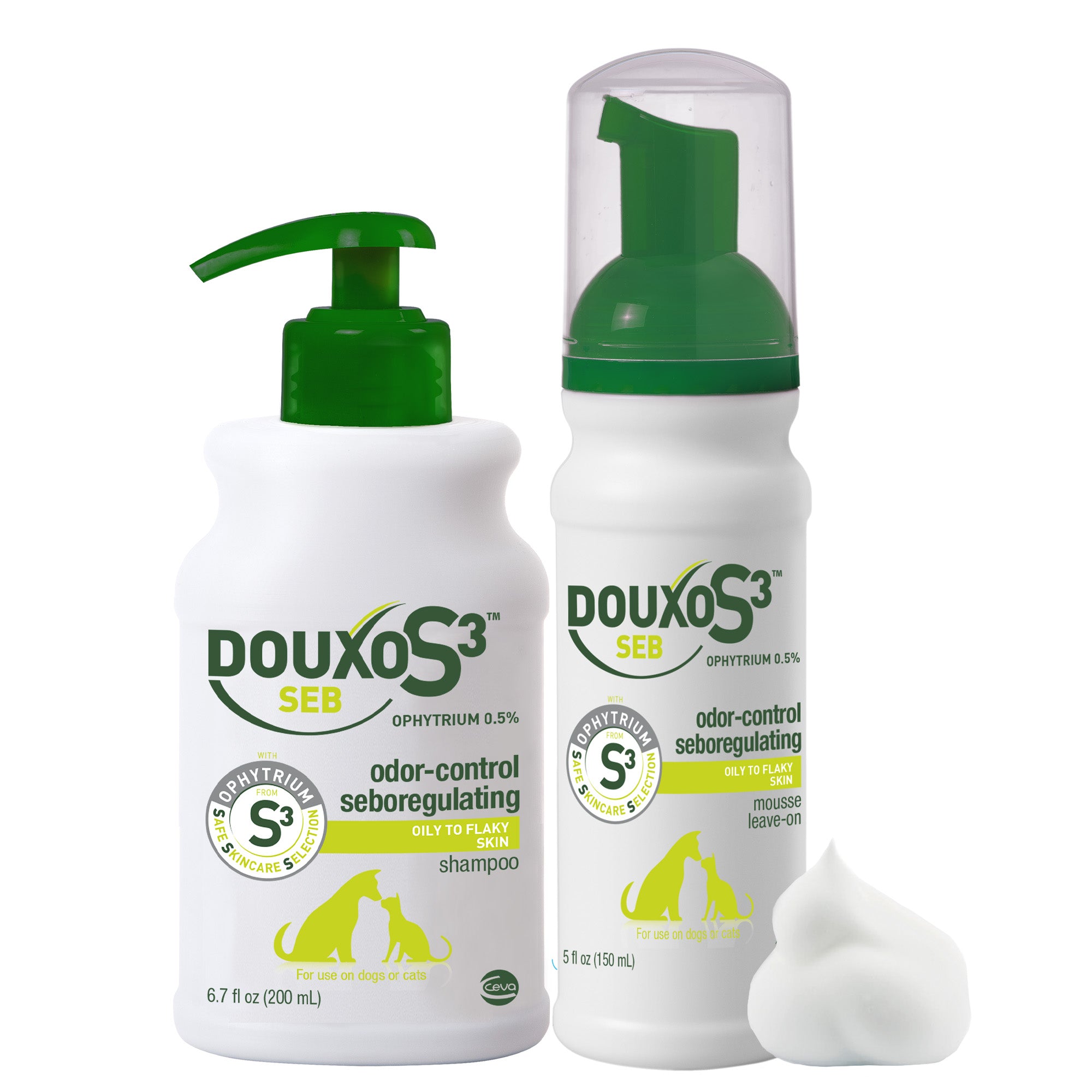 DOUXO® S3 SEB Shampoo & DOUXO® S3 SEB Mousse Bundle