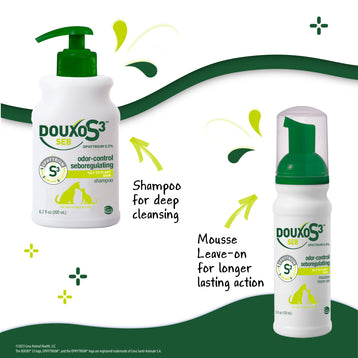 DOUXO® S3 SEB Shampoo & DOUXO® S3 SEB Mousse Bundle